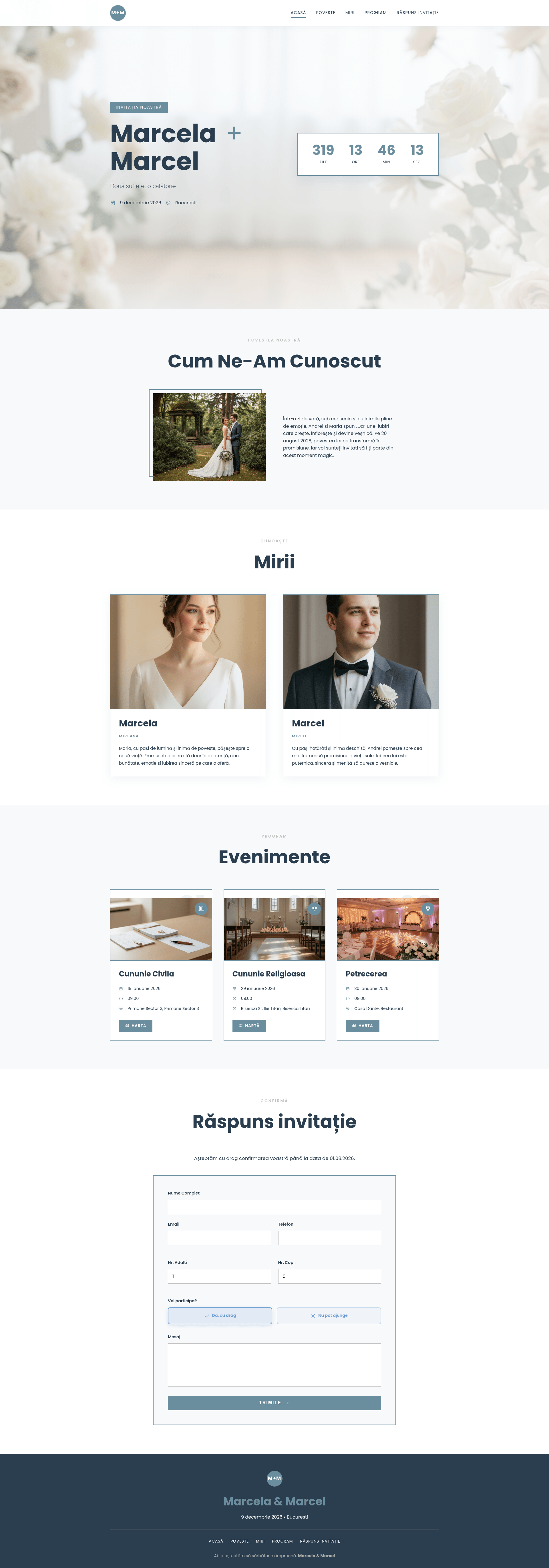Modern Clean Dusty Blue Desktop